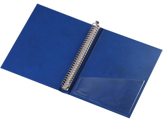 【マラソン限定★2,000円クーポン＆ポイント2倍】【お取り寄せ】リヒトラブ カルテブック スタンダード A4タテ 30穴 背幅38mm シルバー A4 多穴リングファイル 丸型 D型 リング式ファイル