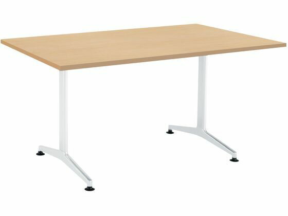 ＼10/4~10/17 9:59まで★店内全品ポイント2倍以上／ 【メーカー直送】コクヨ JUTO W1500×D900 スクエア角 オーク T字白脚 アジャスター【代引不可】【組立・設置・送料無料】 ミーティング用テーブル ミーティングテーブル ミーティング用