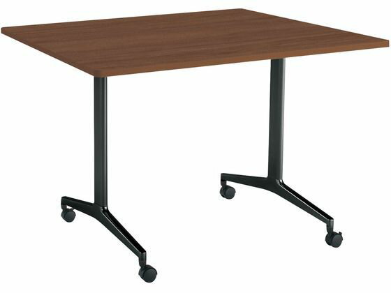 【メーカー直送】コクヨ JUTO W1200×D900 丸角 BR T字黒脚 キャスター【代引不可】【組立・設置・送料無料】 正方形 長方形 ミーティングテーブル 会議用テーブル 長机 オフィス家具