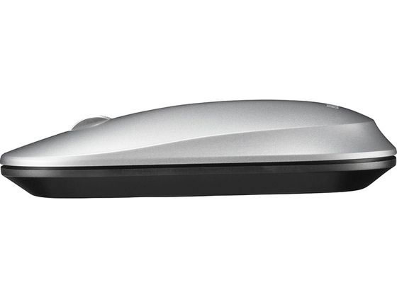 【お取り寄せ】バッファロー 薄型 3ボタン Bluetooth マウス シルバー BSMBB330NSV ワイヤレス LED マウス PC周辺機器 2