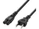 【レビュー投稿で100円OFFクーポン】【お取り寄せ】サンワサプライ 電源コード(2P・ストレートコネクタ・1m) KB-DM2S-1 PC電源ケーブル PC用ケーブル ケーブル 電源タップ 配線パーツ 家電
