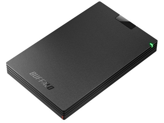 【レビュー投稿で100円OFFクーポン】バッファロー USB3.2 ポータブルHDD 1TB ブラック HD-PGAC1U3-BA ハードディスク 外付けドライブ USBメモリ パソコン 家電