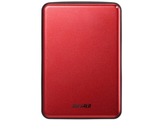 【お取り寄せ】バッファロー USB3.1アルミ&薄型HDD2TBレッド HD-PUS2.0U3-RDD ハードディスク 外付けドライブ USBメモリ パソコン 家電