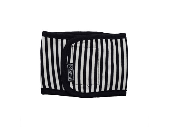 【お取り寄せ】ペットプロ マナーベルト S ブラック ボーダー オムツ 犬用 ドッグ ペット トイレ