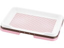 【店内全品ポイント2倍★16日9:59迄】 【お取り寄せ】リッチェル お掃除簡単 ステップトレー レギュラー ライトピンク トイレシート 犬用 ドッグ ペット