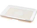 【店内全品ポイント2倍★16日9:59迄】 送料無料 【お取り寄せ】リッチェル お掃除簡単 ステップトレー ワイド アイボリー トイレシート 犬用 ドッグ ペッ...