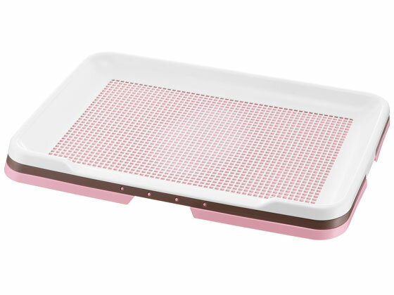 【レビュー投稿で100円OFFクーポン】送料無料 【お取り寄せ】リッチェル お掃除簡単 ステップトレー ワイド ライトピンク トイレシート 犬 ドッグ用 ペット トイレタリー