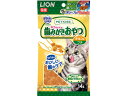 【店内全品ポイント2倍★16日9:59迄】 【お取り寄せ】LION PETKISS 猫歯おやつ チキンプチ 14g おやつ 猫 ペット キャット