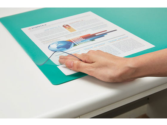 墊板 - 【レビュー投稿で100円OFFクーポン】送料無料【お取り寄せ】セントラル スカイマットクリア 下敷有 695×1595 C-167W デスクマット 下敷き付き デスク周り 文具