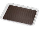 【マラソン限定★2000円クーポン&ポイント2倍】【お取り寄せ】曙産業 クリアマジックトレー角 ミニ ブラウン サービストレー 配膳トレー 卓上 厨房 キッチン...