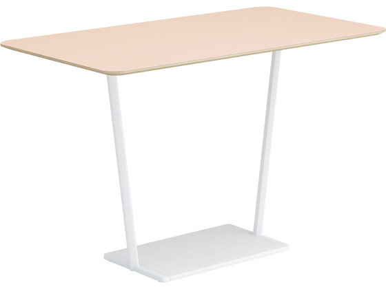 【レビュー投稿で100円OFFクーポン】【メーカー直送】コクヨ リージョン 角形 ハイテーブル白脚 W1600 ..