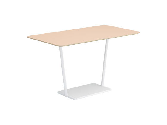 【レビュー投稿で100円OFFクーポン】【メーカー直送】コクヨ リージョン 角形 ミドルハイテーブル白脚 ..