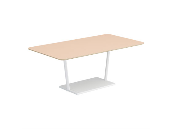 【レビュー投稿で100円OFFクーポン】【メーカー直送】コクヨ リージョン 角形 ミドルローテーブル白脚 ..