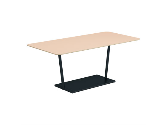 【レビュー投稿で100円OFFクーポン】【メーカー直送】コクヨ リージョン 角形 ミドルテーブル黒脚 W180..