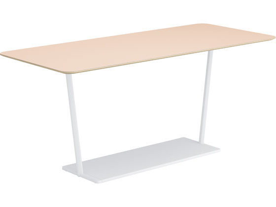 【レビュー投稿で100円OFFクーポン】【メーカー直送】コクヨ リージョン 角形 ミドルハイテーブル白脚 ..