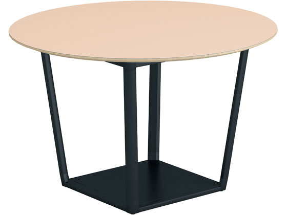 【レビュー投稿で100円OFFクーポン】【メーカー直送】コクヨ リージョン 円形 ミドルテーブル黒脚 W120..