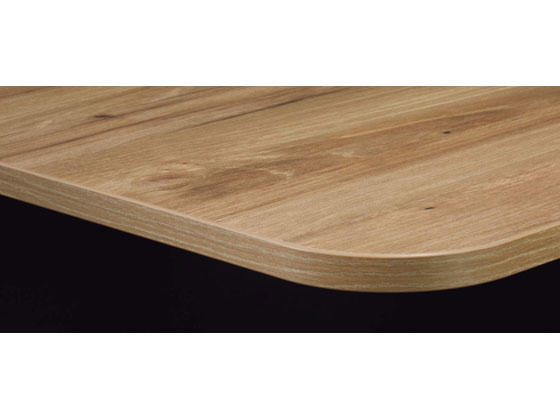 【メーカー直送】コクヨ リージョン 台形 ミドルテーブル黒脚 W1800 ティンバーミディアム【代引不可】【組立・設置・送料無料】 ミーティング用テーブル ミーティングテーブル ミーティング用 [2]