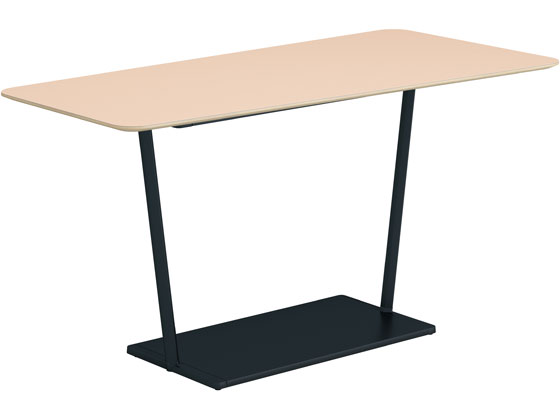 【レビュー投稿で100円OFFクーポン】【メーカー直送】コクヨ リージョン 台形 ミドルハイテーブル黒脚 ..