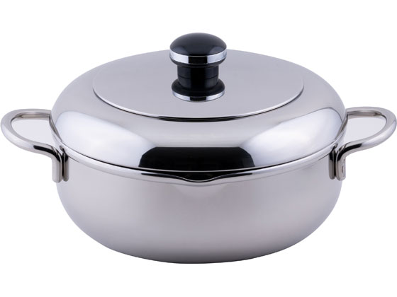 【レビュー投稿で100円OFFクーポン】【お取り寄せ】宮崎製作所 ザ・テンプラ 両手鍋 22cm OJ-45 両手鍋 外輪鍋 円付鍋 片手鍋 鍋 フライパン 厨房 キッチン