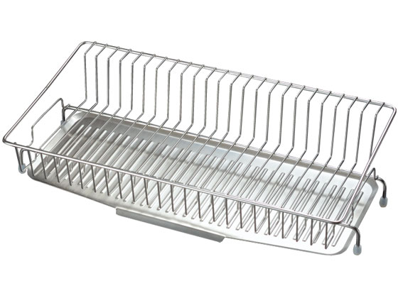 【マラソン限定★2,000円クーポン＆26日9:59迄ポイント2倍】 【お取り寄せ】オークス 幅18cmに置ける水切りカゴ LS1542 水切りバスケット カゴ 清掃 衛生 水廻り 厨房 キッチン テーブル