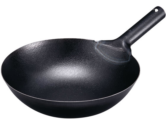 【お取り寄せ】カンダ 神田鉄鍋鉄ファイバーライン北京鍋36cm 北京鍋 中華鍋 フライパン 厨房 キッチン テーブル