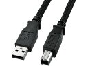 【マラソン限定★2000円クーポン&ポイント2倍】【お取り寄せ】サンワサプライ ナイロンメッシュUSB2.0ケーブル(5m) KU20-NM50K2 USBケー...