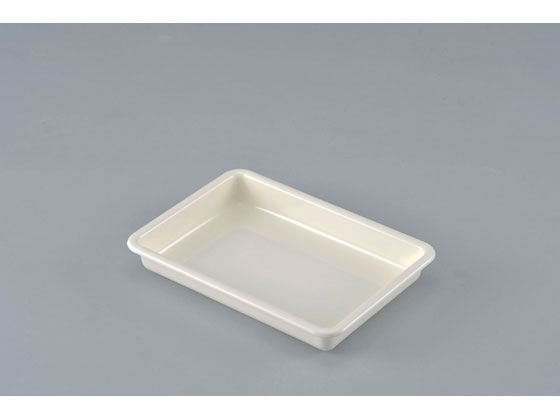 【マラソン限定★ポイント2倍】【お取り寄せ】エンテック カラーバット(小) アイボリー 21 MS-107 アルミバット ボウル ザル バット 厨房 キッチン