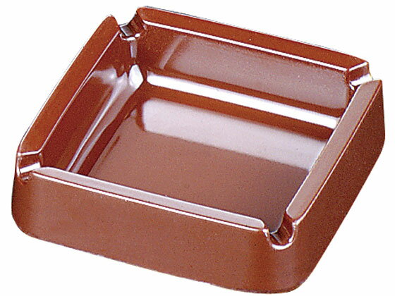 【ブラックフライデー限定★27日9:59迄店内ポイント2倍】【お取り寄せ】エンテック カラー灰皿 (角) 茶 A-270BR スタンダードタイプ 灰皿 テーブル キッチン