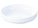 【レビュー投稿で100円OFFクーポン】【お取り寄せ】エンテック 漬物皿(フチきったて型) (白) NO.71W 丼 小皿 和食器 キッチン テーブル