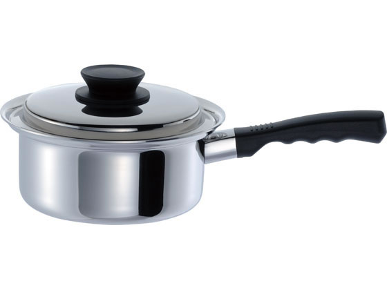 【楽天スーパーSALE限定★ポイント2倍＆2,000円クーポン】【お取り寄せ】ウルシヤマ金属 エテルナ 片手深型鍋 18cm 両手鍋 外輪鍋 円付鍋 片手鍋 鍋 フライパン 厨房 キッチン