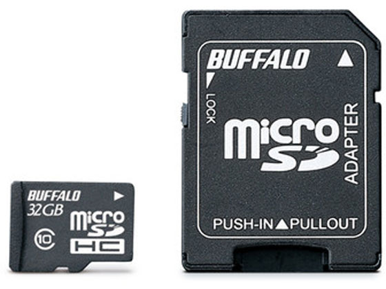 【お取り寄せ】バッファロー Class10 microSDHCカード 32GB RMSD-32GC1