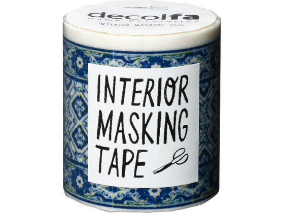 【マラソン限定★2,000円クーポン＆12日9:59迄ポイント2倍】 【お取り寄せ】ニトムズ インテリアマスキングテープ 50mm×8m タイル ブルー W M3608 デコレーション インテリア装飾 マスキングテープ