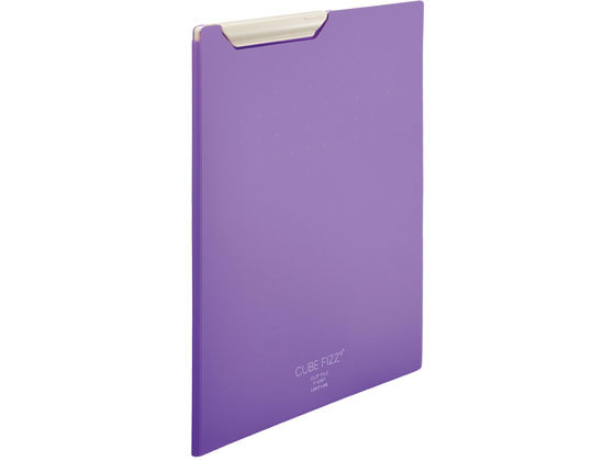 【レビュー投稿で100円OFFクーポン】リヒトラブ CUBE FIZZ クリップファイル A4タテ パープル F6067-10..