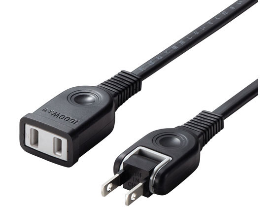 【レビュー投稿で100円OFFクーポン】サンワサプライ 電源延長コード 2P・ブラック・5m TAP-EX2105BK 延..