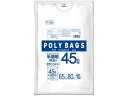 【店内全品ポイント2倍★16日9:59迄】 オルディ ポリバッグビジネス 45L乳白半透明 厚さ0.04mm 10枚 半透明 ゴミ袋 ゴミ袋 ゴミ箱 掃除 洗剤...