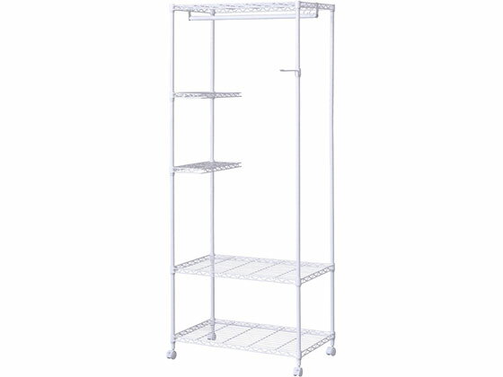 【ブラックフライデー限定★27日9:59迄店内ポイント2倍】送料無料 【お取り寄せ】アイリスオーヤマ カラーメタル ワードローブ H1820 ラックタイプ ホワ...