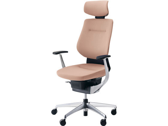【レビュー投稿で100円OFFクーポン】【メーカー直送】コクヨ イング クッション・ヘッドレスト ブラックシェル アルミ脚 アッシュピンクW【代引不可】【組立・設置・送料無料】肘付き 固定肘タイプ 布張りチェア オフィスチェア オフィス家具