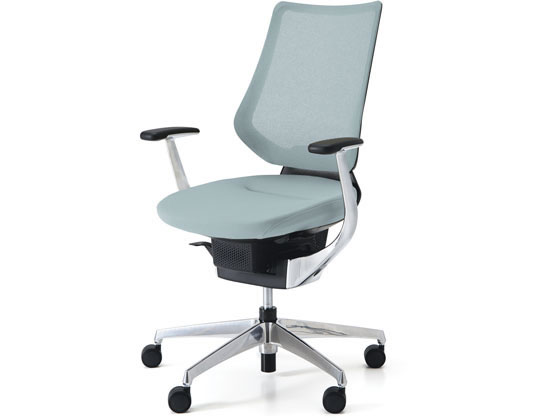 【レビュー投稿で100円OFFクーポン】【メーカー直送】コクヨ イング メッシュ・バーチカル ブラックシェル アルミ脚 アッシュターコイズW【代引不可】【組立・設置・送料無料】肘付き 固定肘タイプ メッシュチェア オフィスチェア オフィス家具