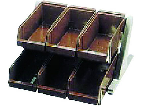 【ブラックフライデー限定★27日9:59迄店内ポイント2倍】送料無料 【お取り寄せ】カンダ DXオーガナイザー 2段3列 ブラウン オーガナイザー ケース 卓上 厨房 キッチン テーブル