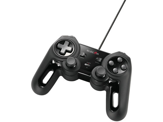 【お取り寄せ】エレコム 超高性能有線ゲームパッド JC-U4013SBK パーツ PC周辺機器 パソコン 家電