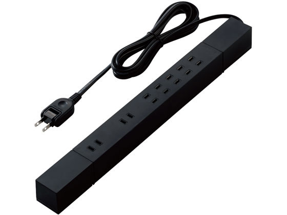 【レビュー投稿で100円OFFクーポン】【お取り寄せ】エレコム 高機能磁石あり7口タップ2m T-KF02-2720BK..