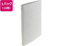 【ポイント2倍★22日20:00~27日9:59迄】 Forestway フラットファイルライト A4タテ とじ厚15mm グレー 10冊 業務用 まとめ買い 大容量 紙製 通常タイプ A4 フラットファイル 紙製 レターファイル