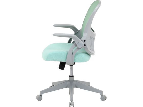 【メーカー直送】不二貿易/オフィスチェア パベル GR/37910【代引不可】【お客様組立】 肘付き 可動肘タイプ メッシュチェア オフィスチェア [3]