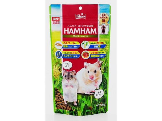 キョーリン ひかり ハムハム 100g ハムスター ウサギ フード 小動物 ペットのサムネイル