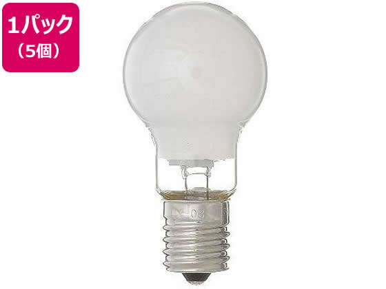 【レビュー投稿で100円OFFクーポン】ヤザワ 省エネクリプトン球 60W形 フロスト 5個 P351754F5P クリプ..