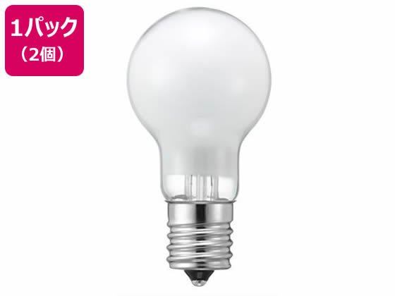 【ポイント2倍★22日20:00〜27日9:59迄】【お取り寄せ】ヤザワ 省エネクリプトンランプ 60W形 フロスト長寿命 2個 クリプトン電球 豆電球 電球 蛍光灯 ライト 照明器具 家電