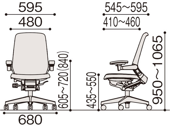 【ポイント10%バック★31日9:59迄】【メーカー直送】イトーキ ノートチェア ハイバック 可動肘 本体ホワイト ダークグレーT【代引不可】【組立・設置・送料無料】肘付き 可動肘タイプ メッシュチェア オフィスチェア オフィス家具 [2]