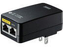 【お取り寄せ】サンワサプライ PoEインジェクター アダプタ型 LAN-GIHINJ4 LANアダプタ ネットワーク機器 パソコン 家電