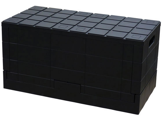 【レビュー投稿で100円OFFクーポン】【お取り寄せ】岩谷マテリアル グリッドコンテナー スタンダード 38.5L ブラック SKGC BK 整理 保管 作業