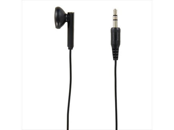 【ブラックフライデー限定★27日9:59迄店内ポイント2倍】【お取り寄せ】ヤザワ インナーイヤー型片耳イヤホンステレオプラグ ブラック 3m TMS1073BK...